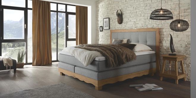 Boxspring Gelbett 140x200 Monaco Ivio